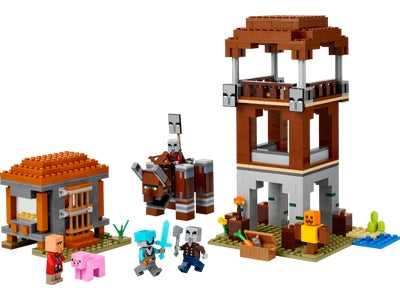 LEGO Minecraft De Plunderaar buitenpost en Verwoester (21278)