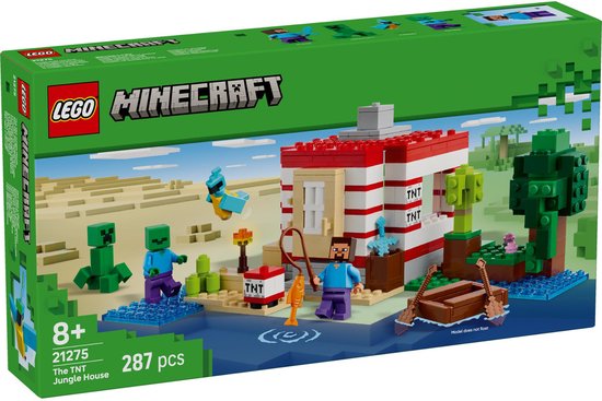 LEGO Minecraft Het TNT junglehuis (21275)