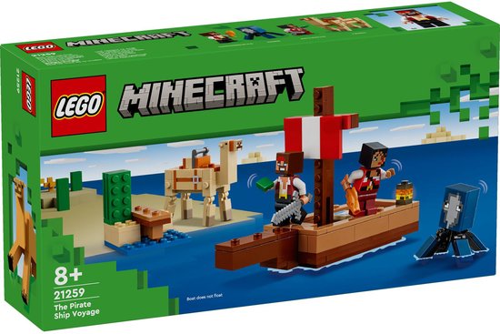 LEGO Minecraft De piratenschipreis (21259)