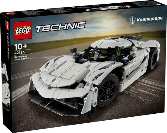 LEGO Technic Koenigsegg Jesko Absolut witte hypercar (42184)