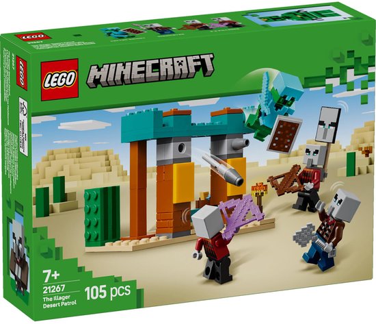 LEGO Minecraft De Illagers in de woestijn (21267)