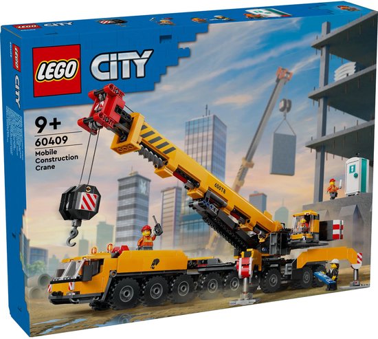 LEGO City Gele mobiele bouwkraan (60409)