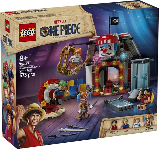 LEGO One Piece Circustent van Buggy de Clown (75637)