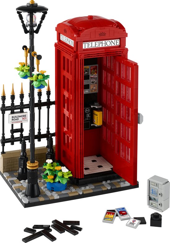 LEGO Ideas Rode Londense telefooncel (21347)