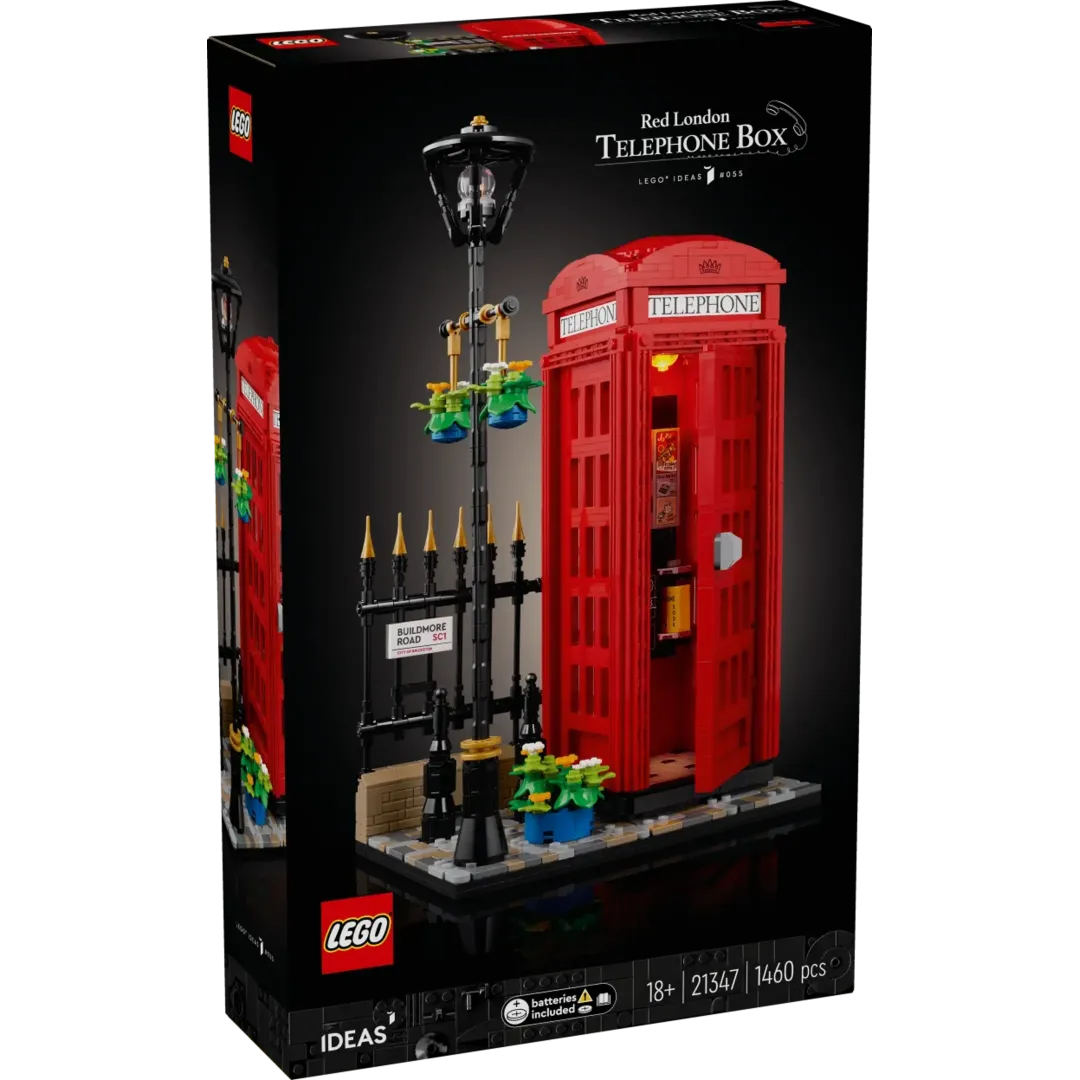 LEGO Ideas Rode Londense telefooncel (21347)