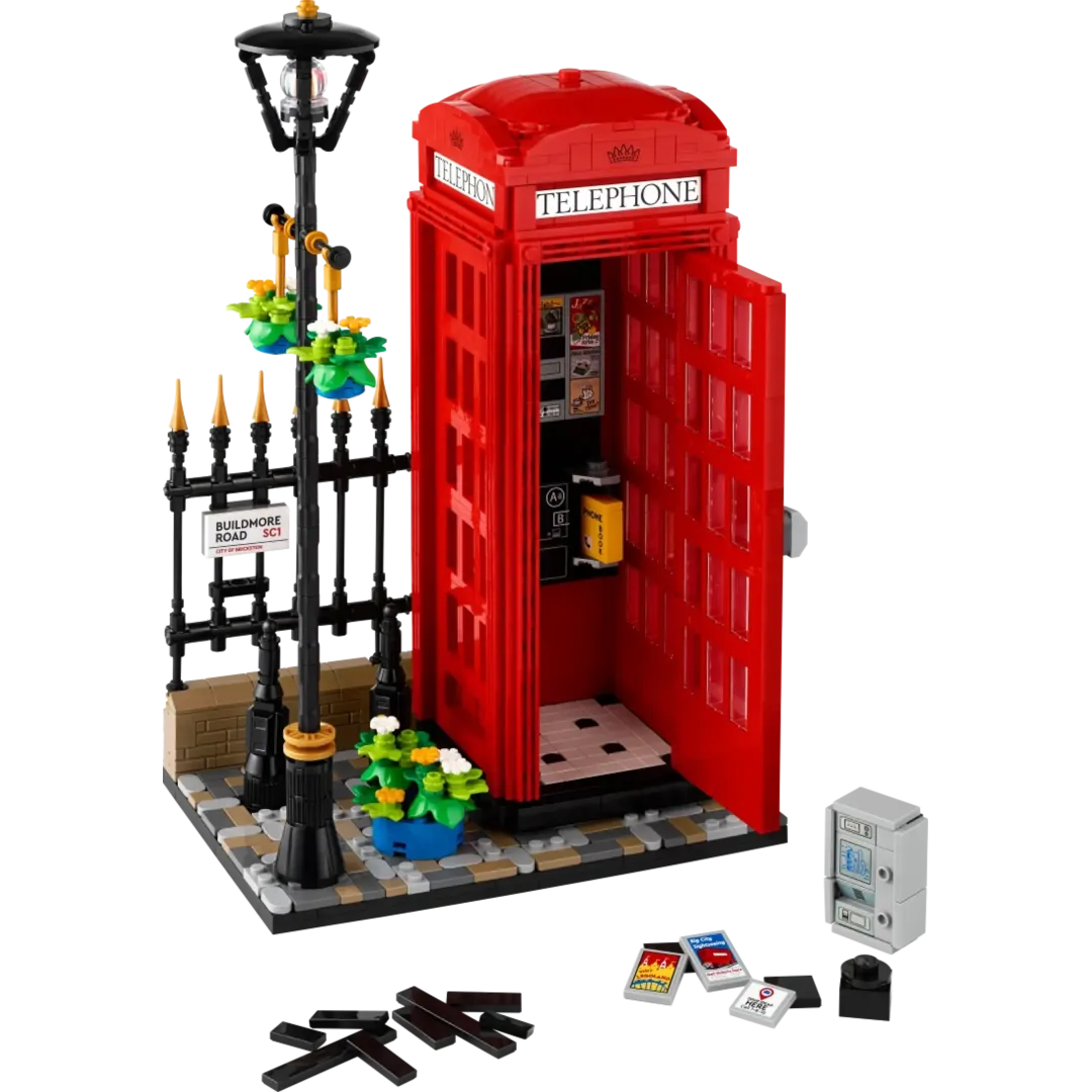 LEGO Ideas Rode Londense telefooncel (21347)